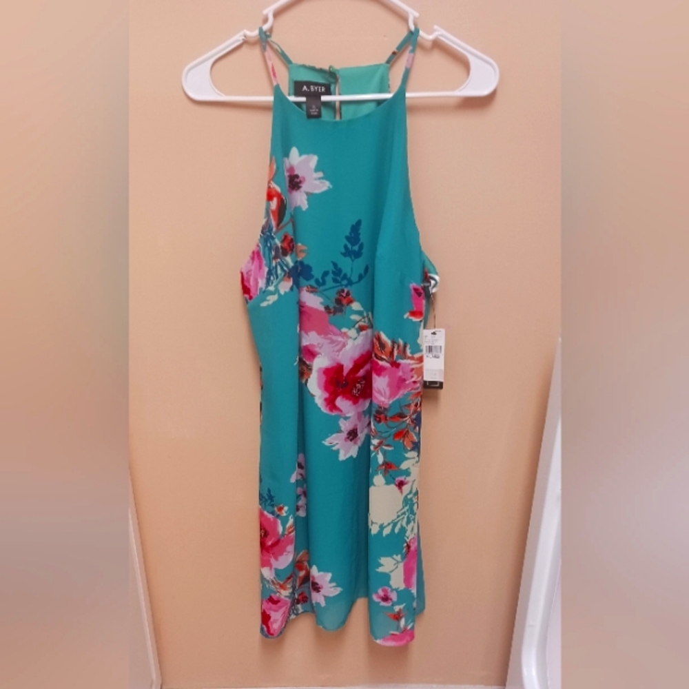 A. BYER FLORAL DRESS